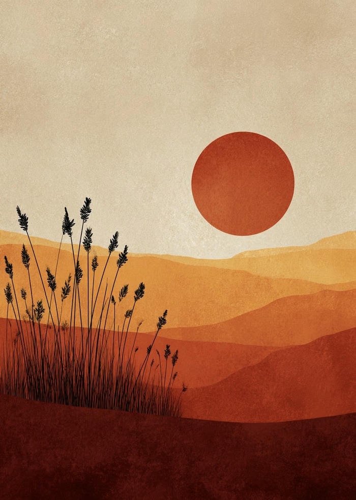 Ảnh đại diện tối giản một màu hiện đại