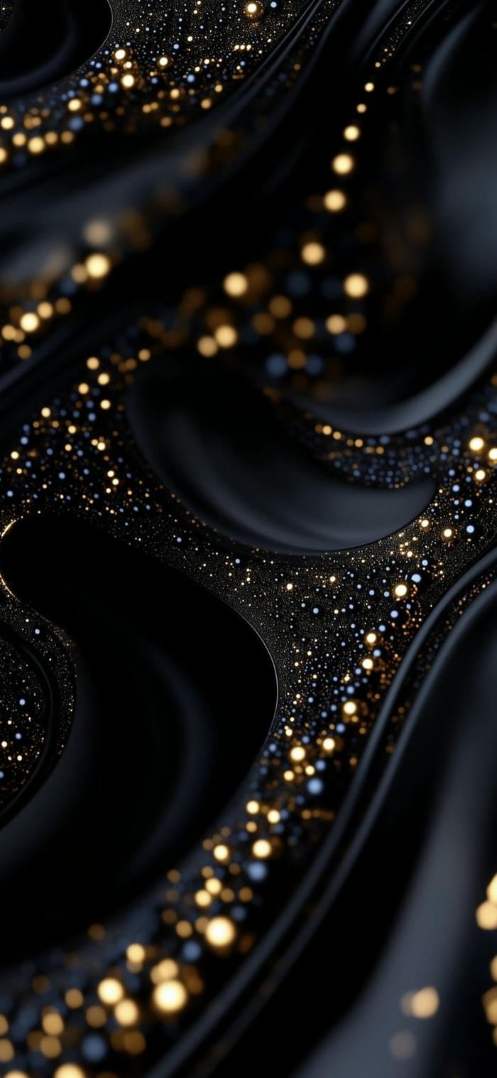 Ảnh đen vàng sang trọng ánh sáng vàng kim