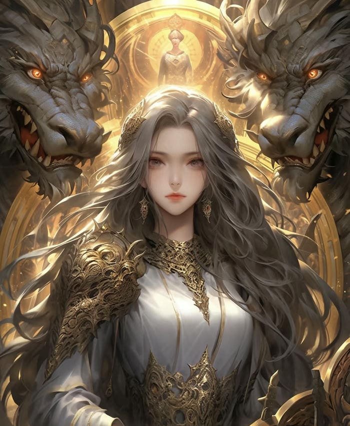 Ảnh kỵ sĩ rồng anime có khí lực