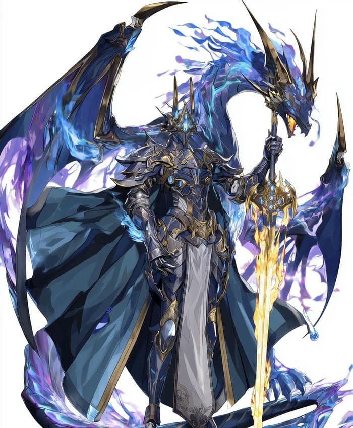 Ảnh kỵ sĩ rồng anime tạo khí phách