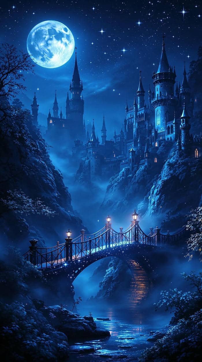 Ảnh lâu đài bên thung lũng