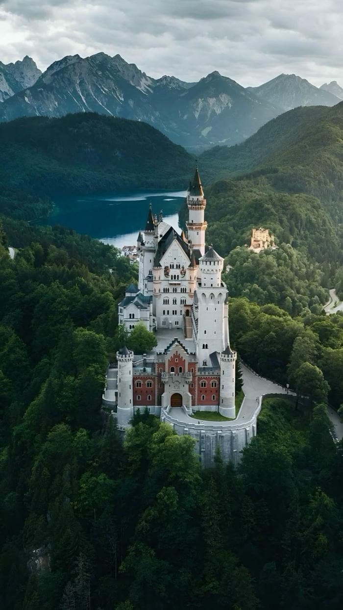 Ảnh lâu đài rừng sâu huyền bí đẹp