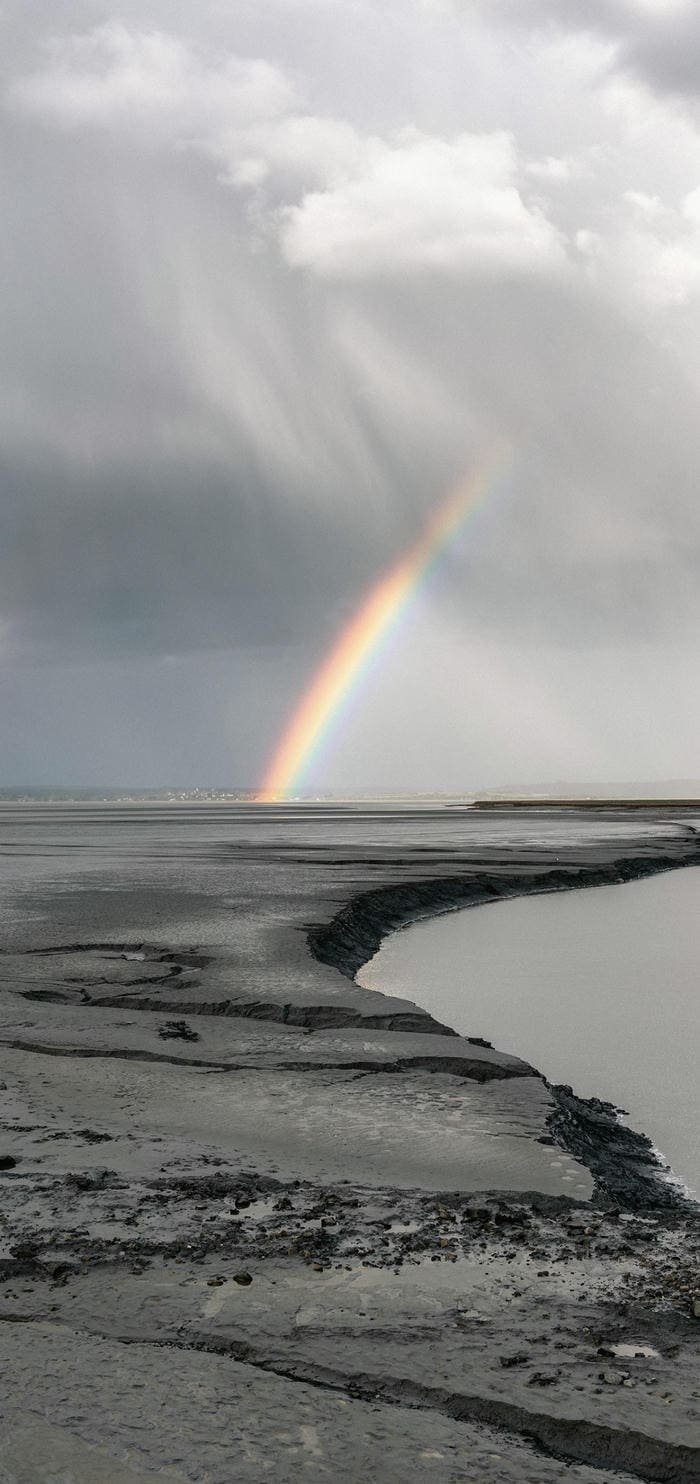 Ảnh nền cầu vồng rực rỡ xinh đẹp