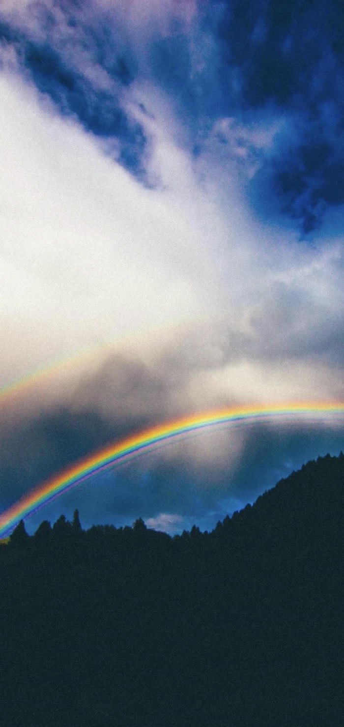 Ảnh nền cầu vồng rực rỡ xinh