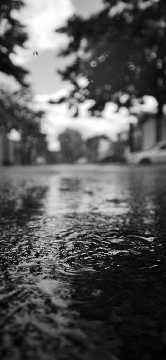 Ảnh nền mưa lãng mạn góc phố