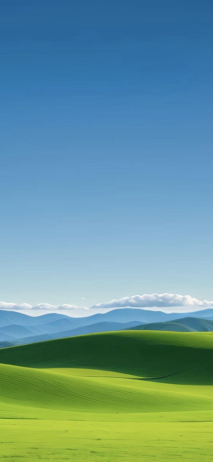 Ảnh nền thảo nguyên xanh dịu mát