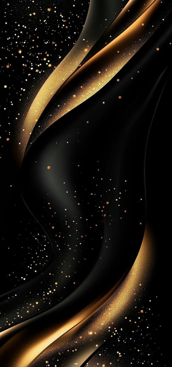 Ảnh nền tối sang trọng xoắn vàng