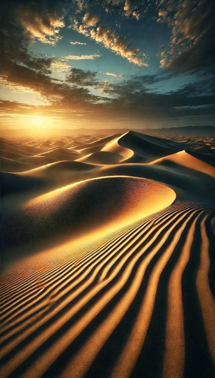 Ảnh sa mạc hoang vu phong cảnh