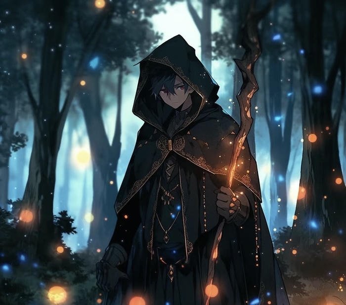 Anime cậu bé phép thuật tỏa ánh sáng