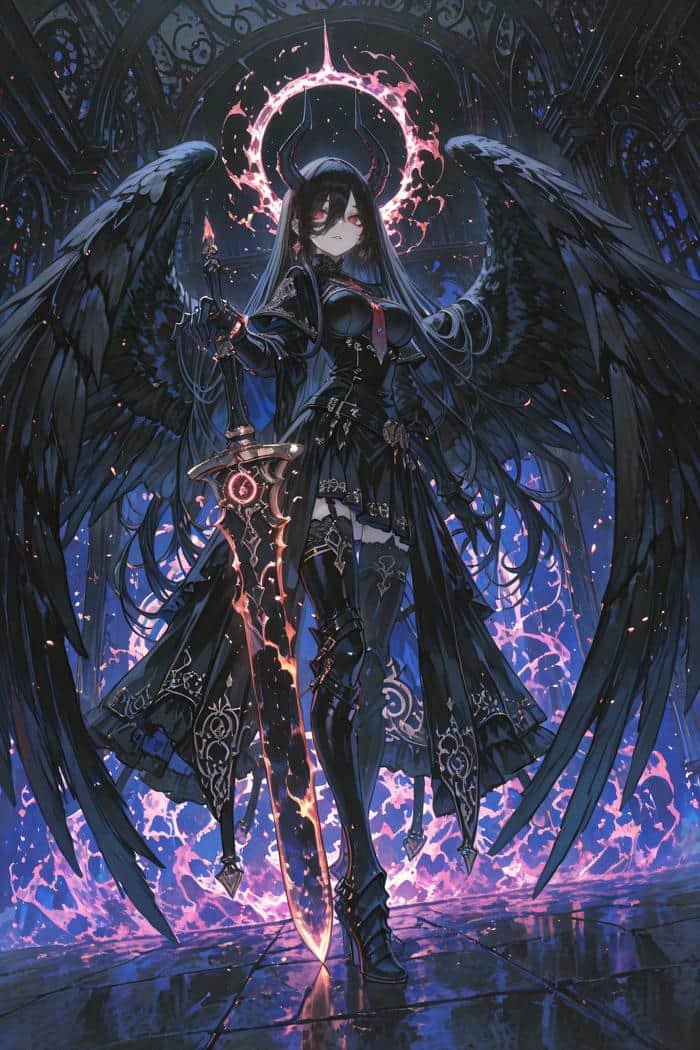 Anime chiến binh bóng tối nổi bật sắc lạnh