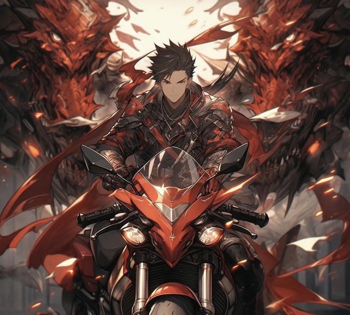 Anime kỵ sĩ rồng tuyệt phẩm đẹp