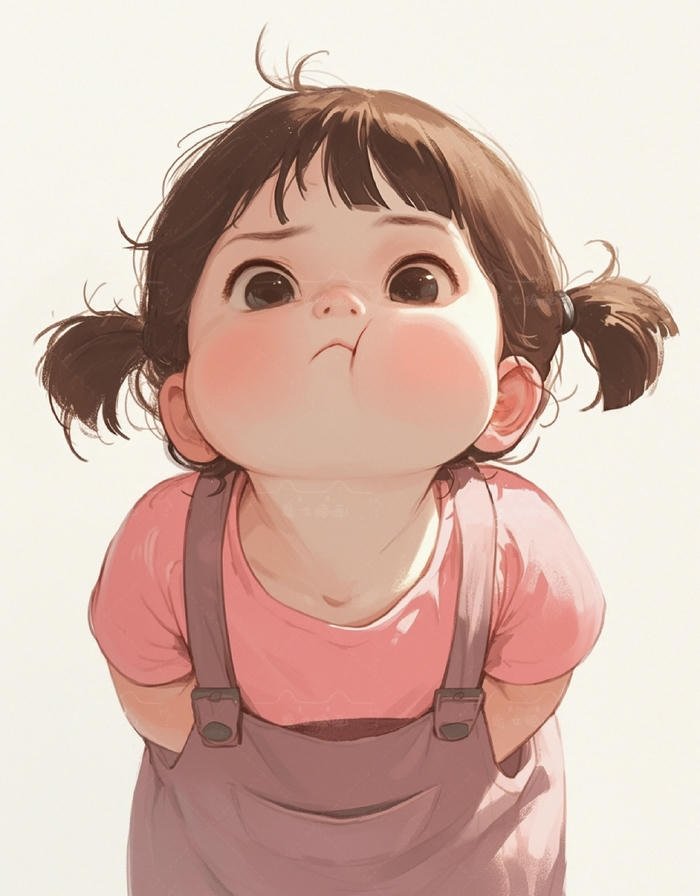 Avatar chibi hài hước đơn giản