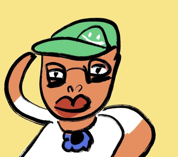 Avatar mặt icon vui màu sáng