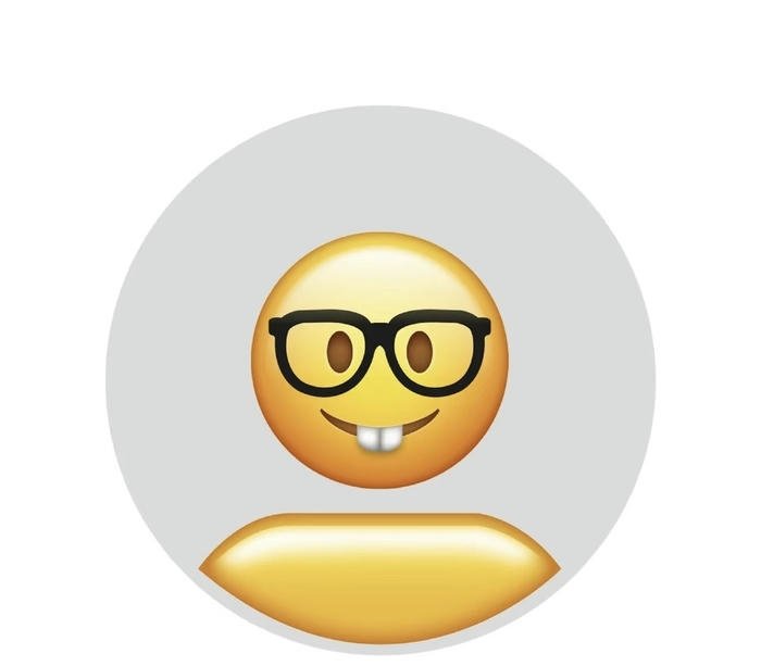 Avatar mặt icon vui phong cách trẻ