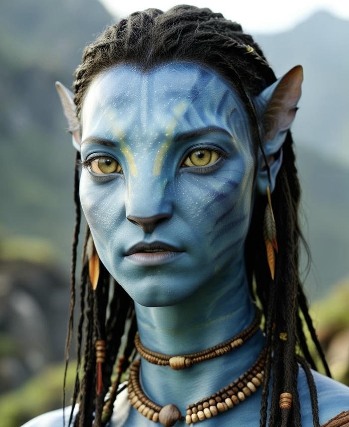 Avatar mặt người nghệ thuật cảm xúc sâu