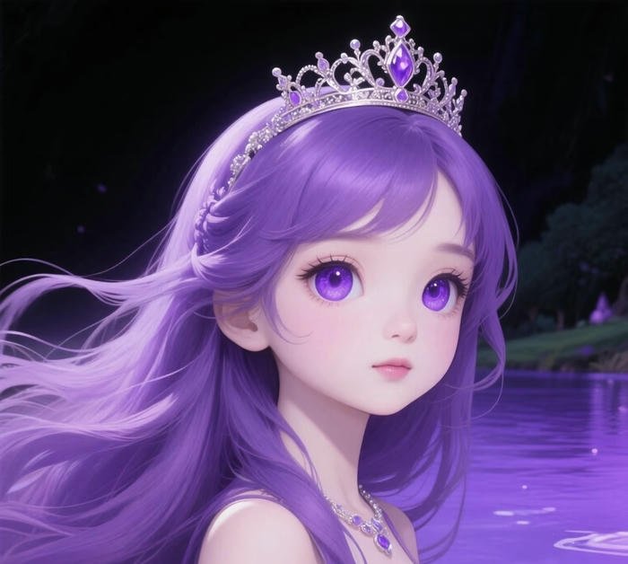 Avatar tím huyền ảo cực cuốn