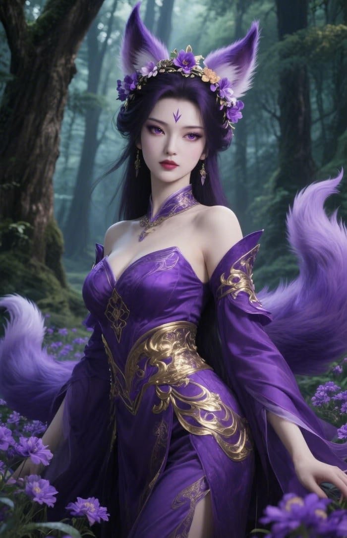 Avatar tím phong cách bí ẩn đẹp