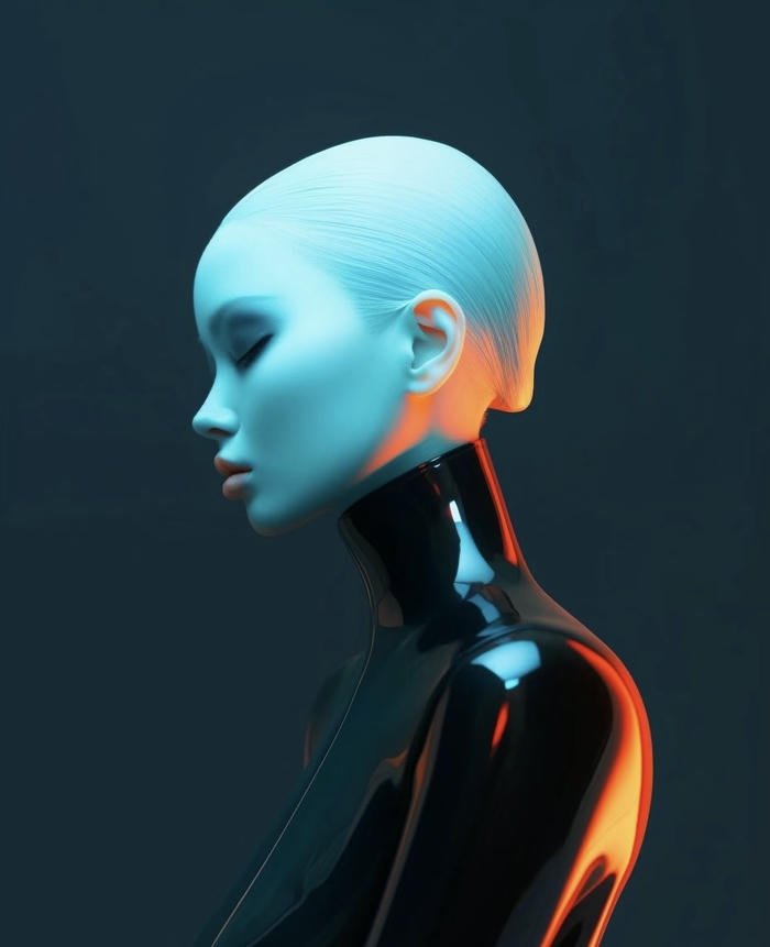 Avatar tối giản một màu nền trơn