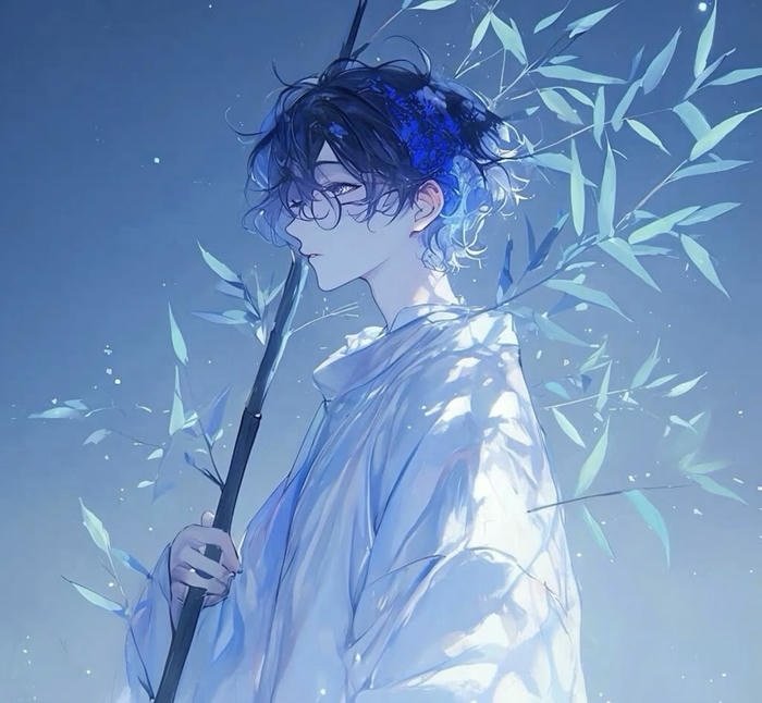 Avatar xanh dương phong cách siêu đẹp