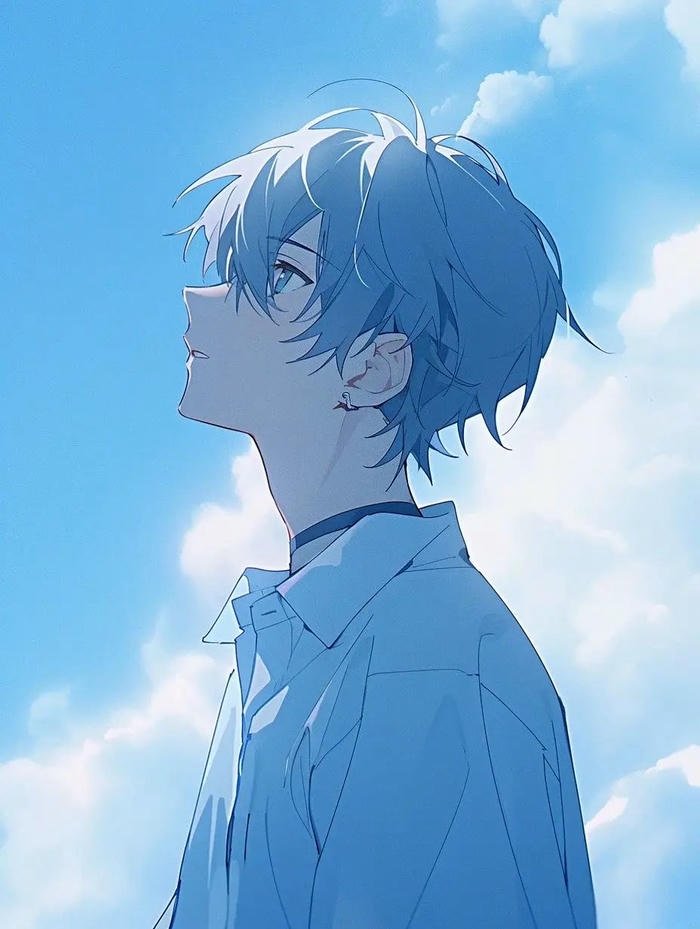 Avatar xanh phong cách nhẹ nhàng đẹp