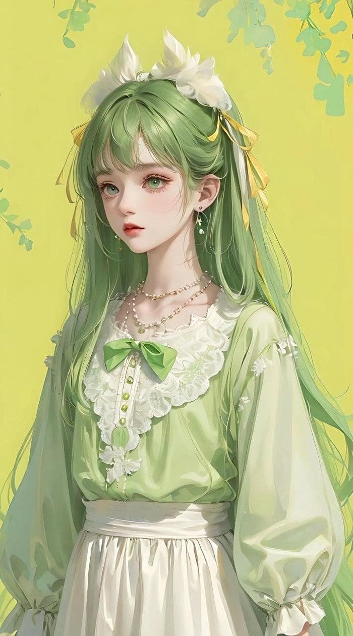 Avatar xanh tông lạnh siêu đẹp nhẹ