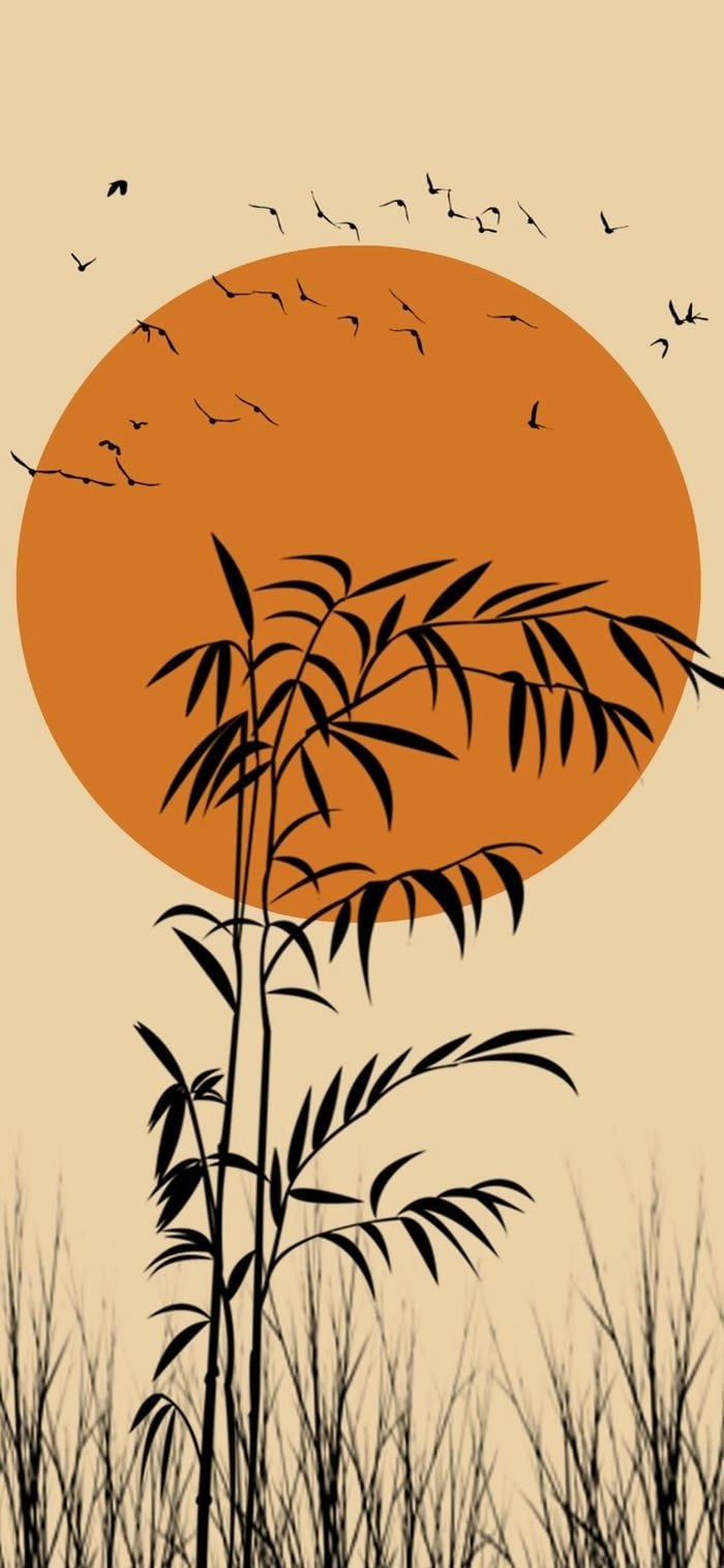 Boho art hoạ tiết đẹp đơn giản