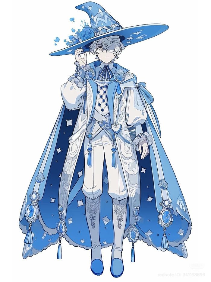 Hình ảnh anime cậu bé phép thuật học kỹ năng