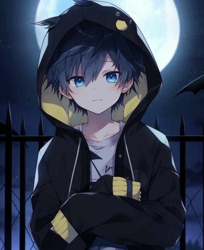 Hình ảnh anime cậu bé phép thuật mang ý chí