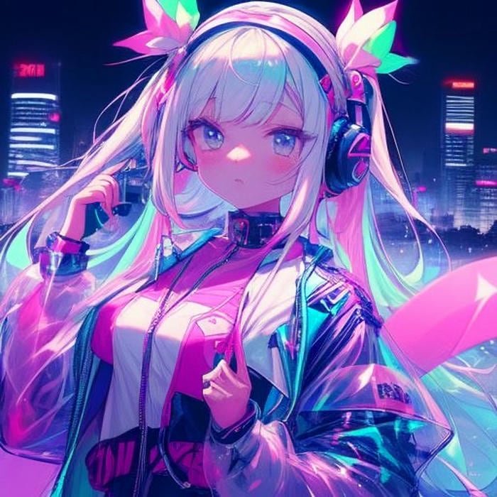 Hình ảnh anime cyberpunk sắc thái hiện đại