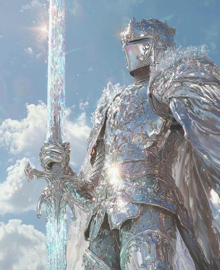 Hình ảnh anime kỵ sĩ rồng bầy trời xanh