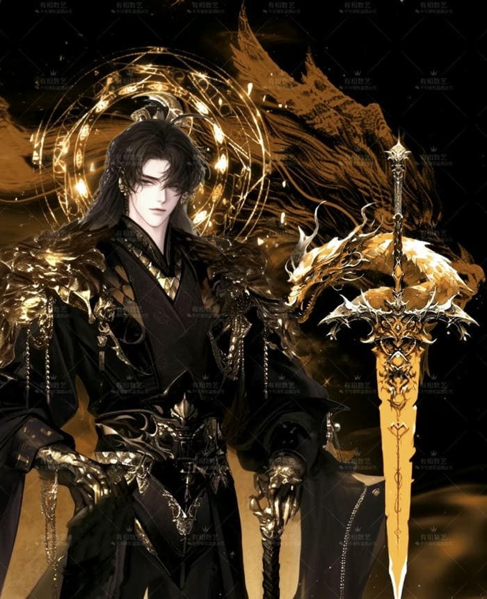 Hình ảnh anime kỵ sĩ rồng phong cách hùng