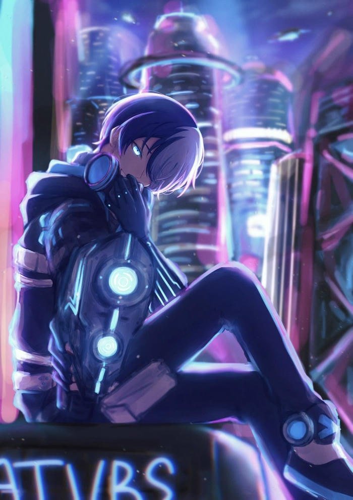 Hình ảnh anime thế giới tương lai cực lạ