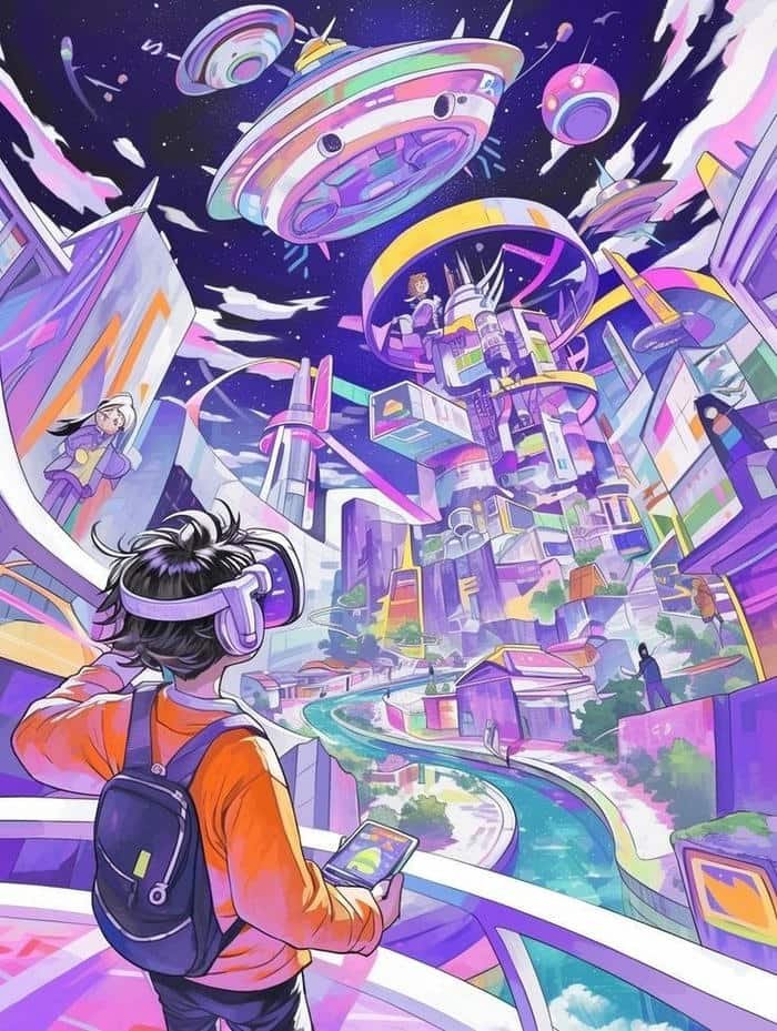 Hình ảnh anime thế giới tương lai đẹp nhất