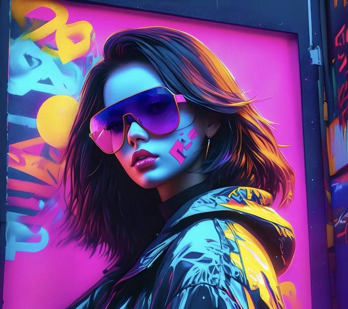 Hình ảnh avatar 3D siêu ngầu điểm sáng mạnh