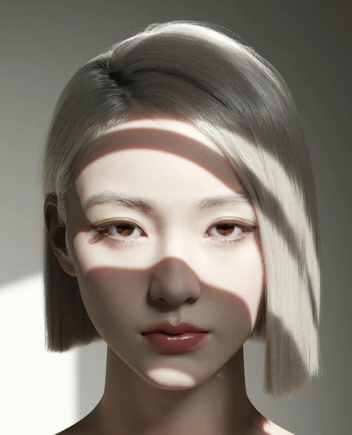 Hình ảnh avatar mặt người nghệ thuật cảm xúc