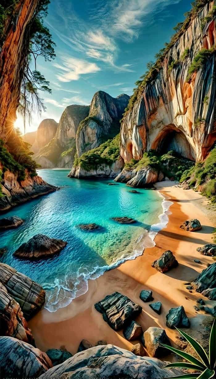 Hình ảnh biển nhiệt đới không gian thoáng