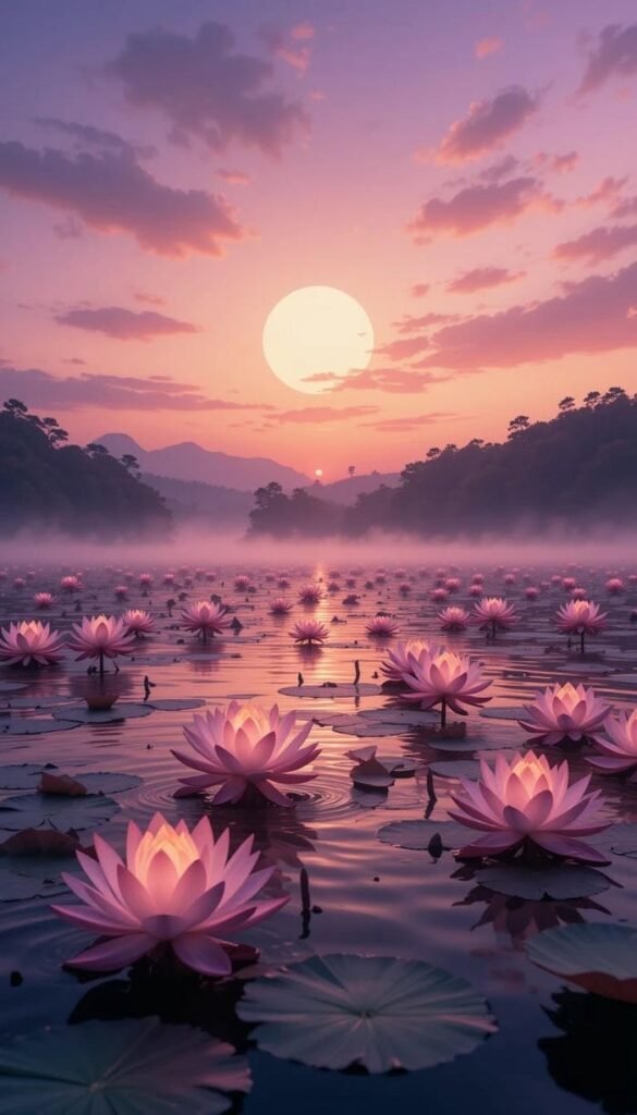 Hình ảnh nền hoa sen đẹp rõ nét