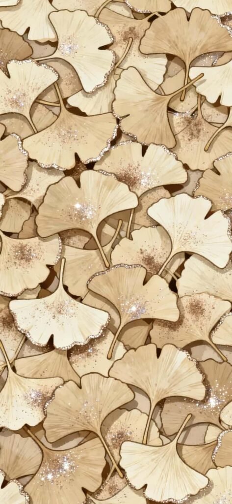 Hình ảnh nền màu nude tinh tế nhiều lá