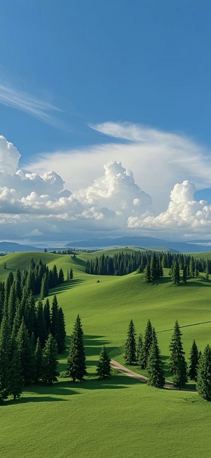 Hình ảnh nền thảo nguyên xanh mát