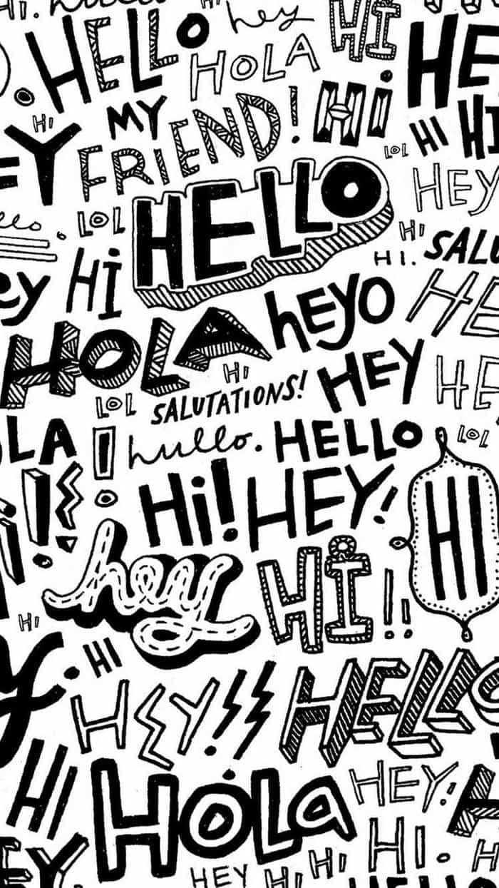 Hình ảnh nền typography nghệ thuật