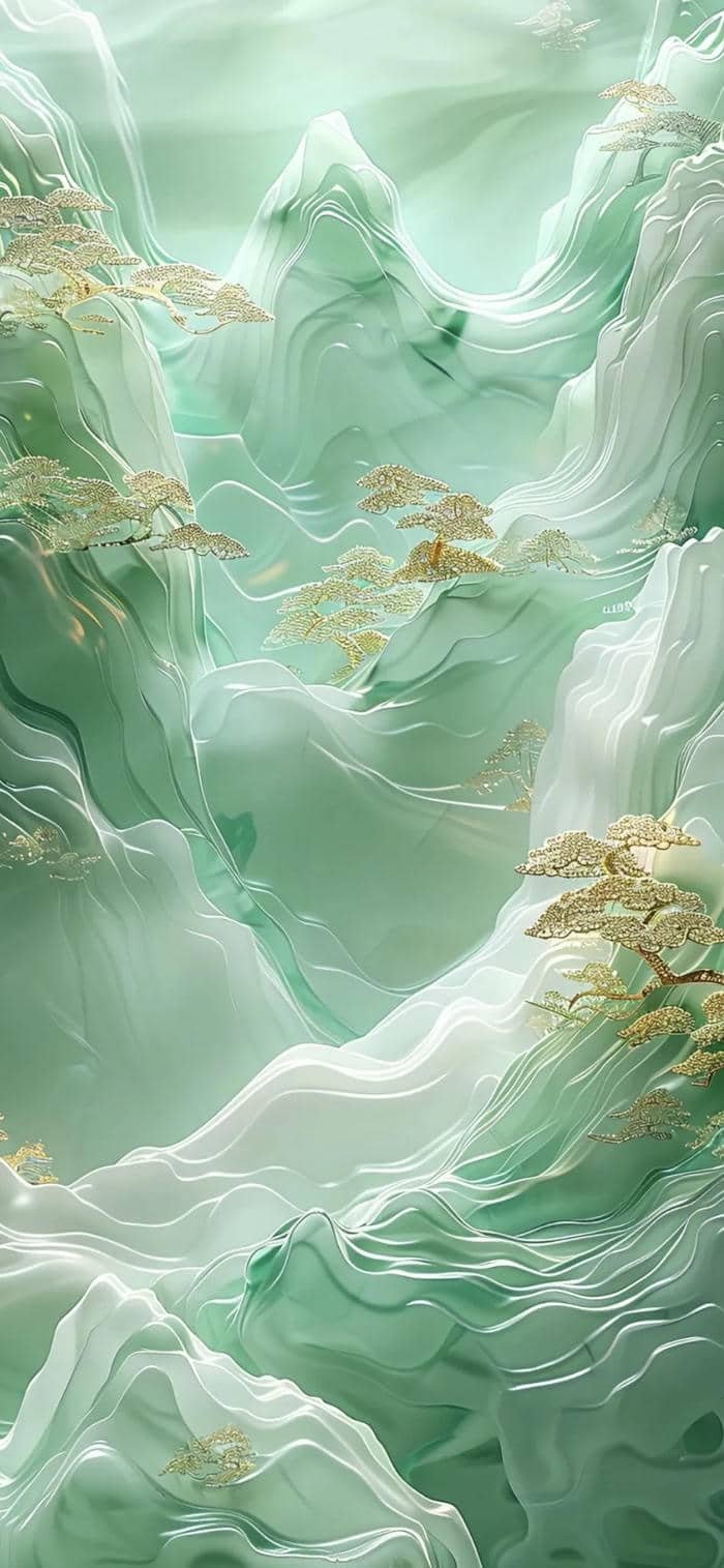 Hình ảnh nền xanh ngọc nghệ thuật