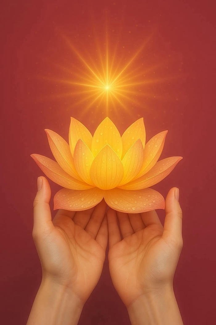 Hình ảnh phong thủy hoa sen vàng tươi