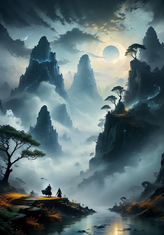 Hình ảnh phong thủy núi non đẹp