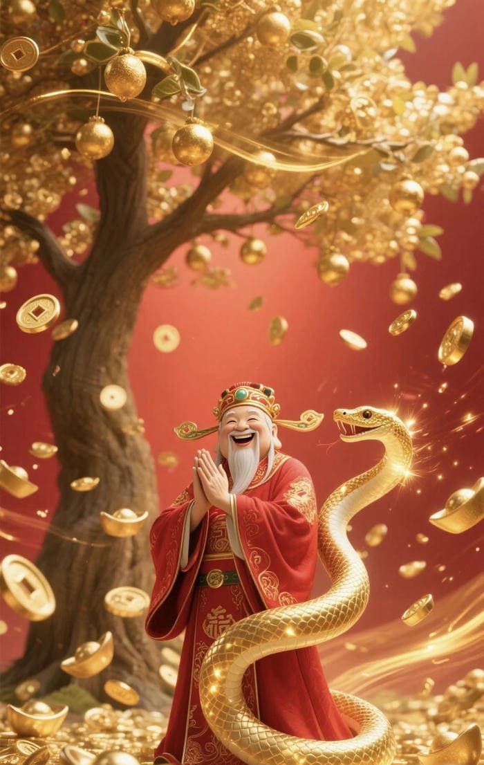 Hình ảnh phong thuỷ tượng thần phúc cực đẹp