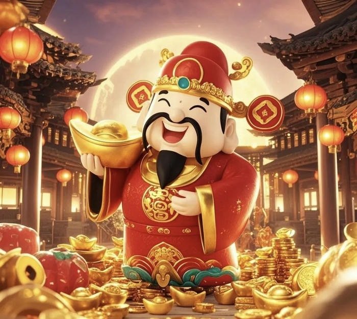 Hình ảnh phong thuỷ tượng thần phúc nhẹ mắt