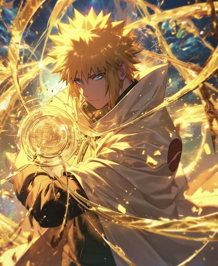 Hình anime cậu bé phép thuật đầy màu sắc