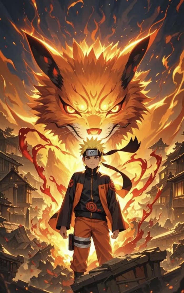 Hình anime nhân vật mạnh nhất đang đối đầu thử thách