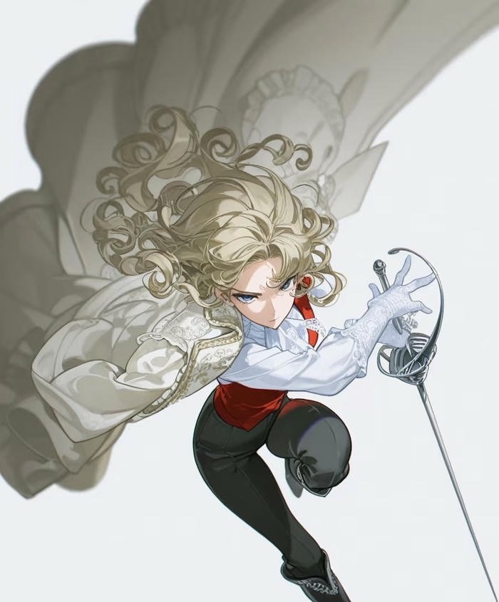 Hình anime nữ kiếm sĩ lạnh lùng đẹp hoàn mỹ