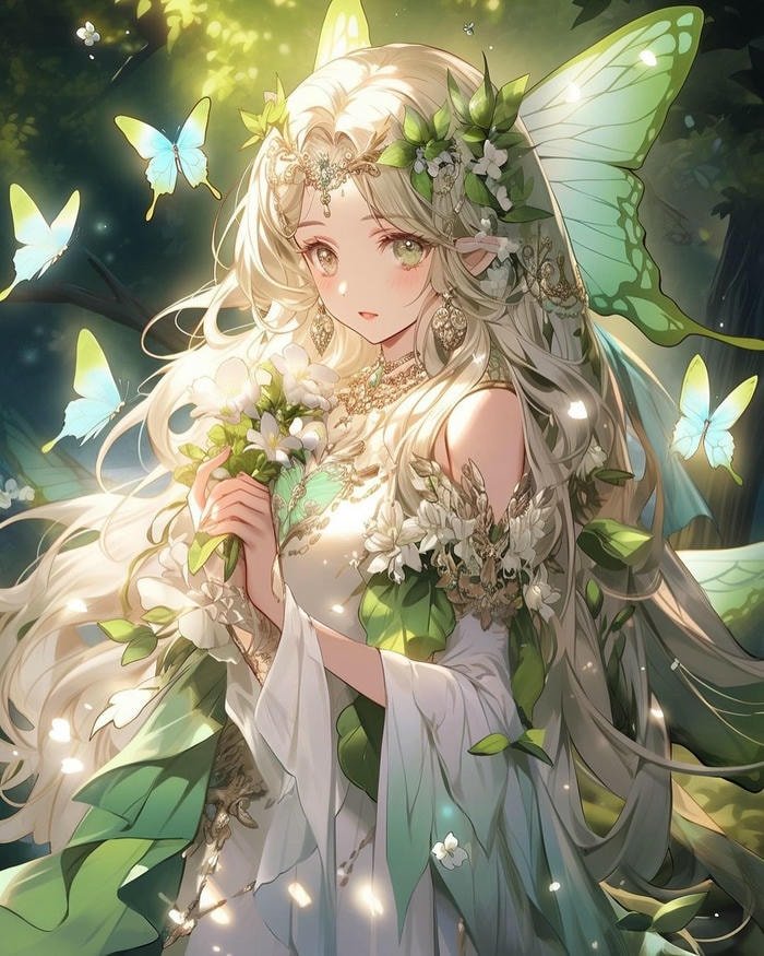 Hình anime thần rừng chi tiết cao