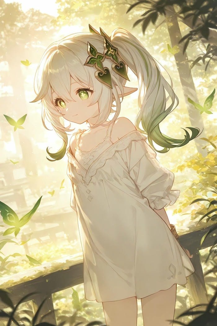 Hình anime thần rừng nghệ thuật